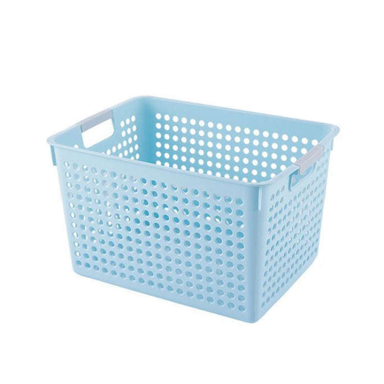 Plastic Storage Basket Desktop Sundry Organizer Frame Toys Kitchen Snacks Storage Box, Style: Dee...