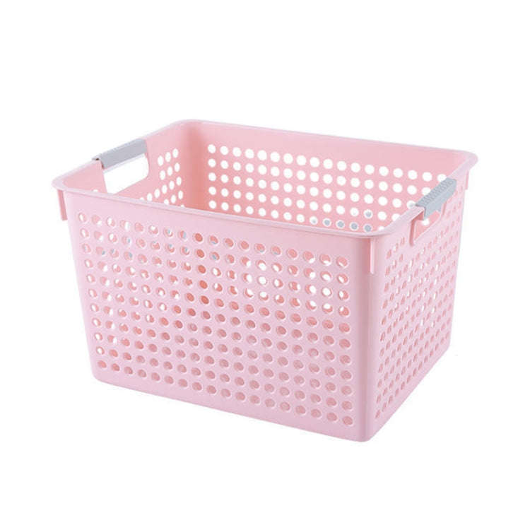 Plastic Storage Basket Desktop Sundry Organizer Frame Toys Kitchen Snacks Storage Box, Style: Dee...