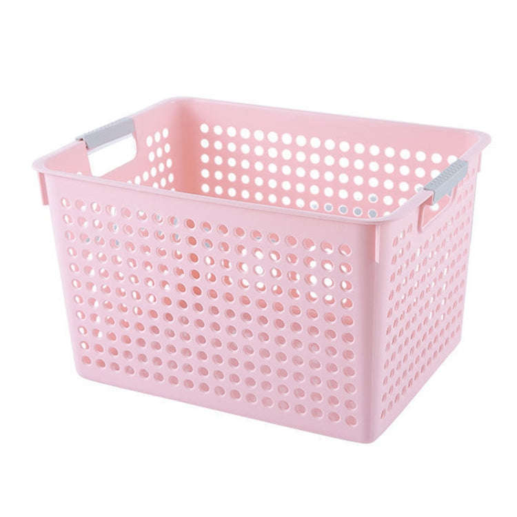 Plastic Storage Basket Desktop Sundry Organizer Frame Toys Kitchen Snacks Storage Box, Style: Dee...