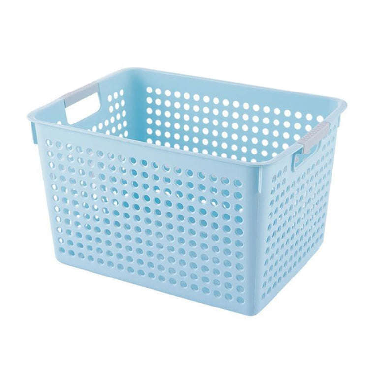 Plastic Storage Basket Desktop Sundry Organizer Frame Toys Kitchen Snacks Storage Box, Style: Dee...