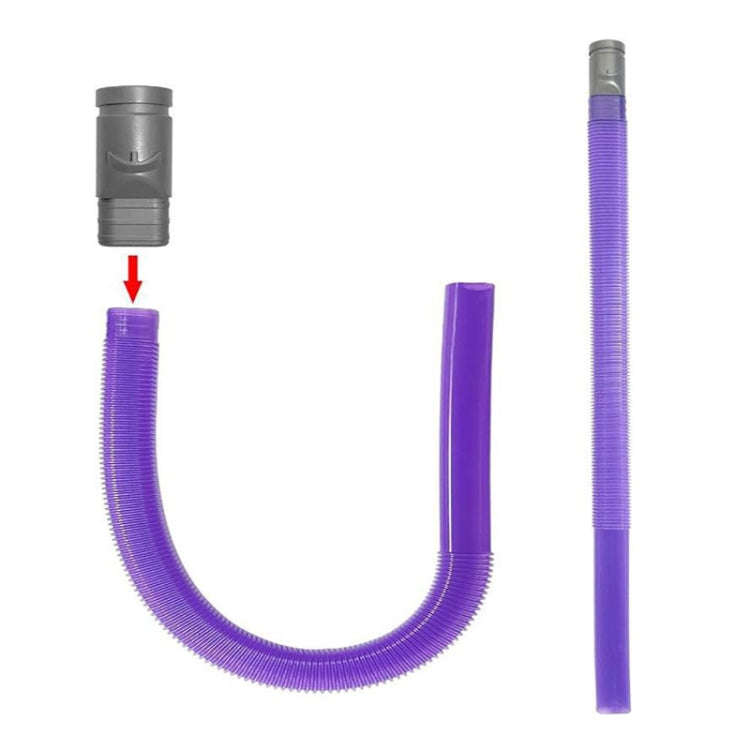 For Dyson V6 / DC Cordless Vacuum Dryer Vent Cleaner Kit Hose Attachment  Purple