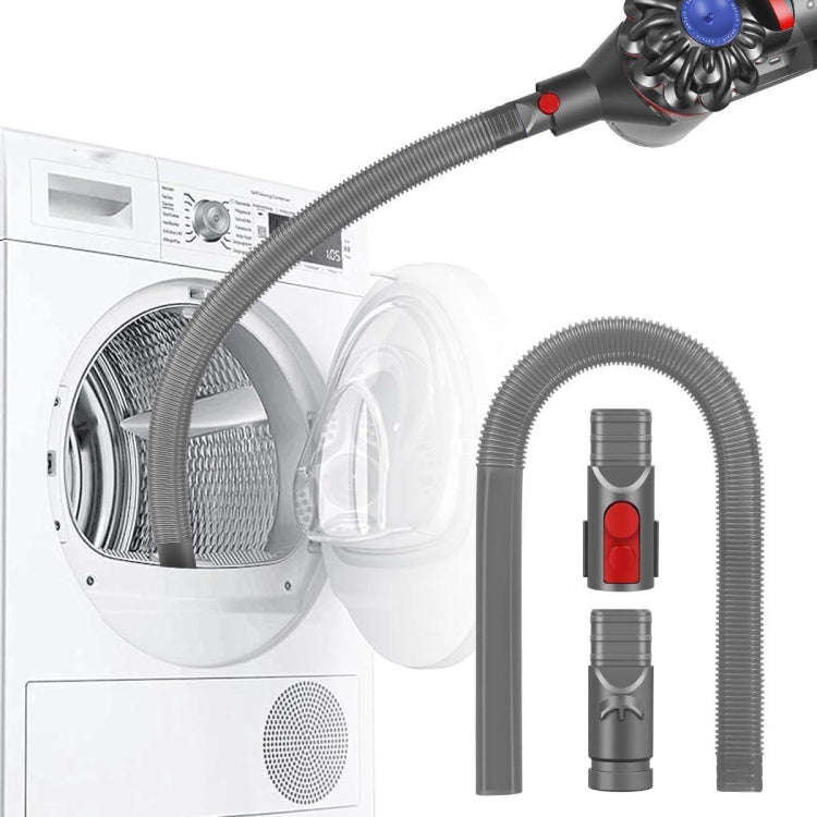 For Dyson V6 / DC Cordless Vacuum Dryer Vent Cleaner Kit Hose Attachment Gray