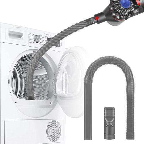 For Dyson V6 / DC Cordless Vacuum Dryer Vent Cleaner Kit Hose Attachment Gray