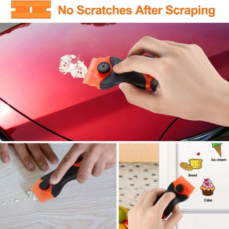 100pcs /Box Scraper Replace UV Glue Plastic Double-sided Scraper Blade