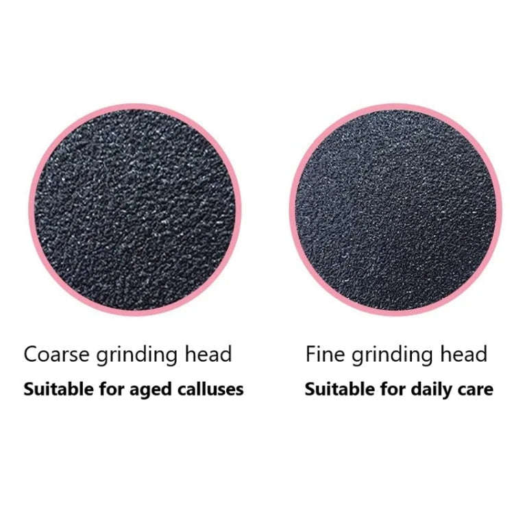 Electric Foot Grinder Calluses Dead Skin Remover With 60pcs Replaceable Sandpaper Discs UK Plug(B...