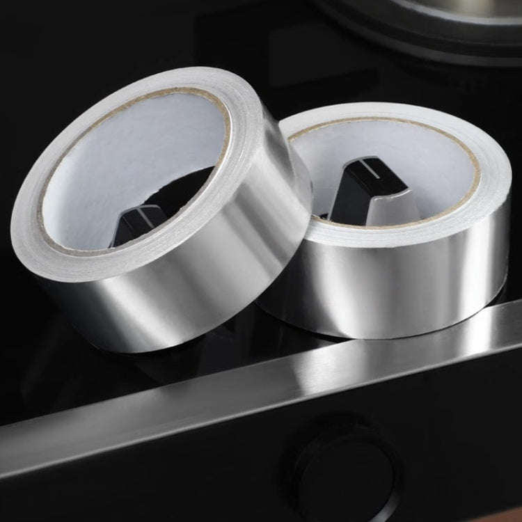 5cm x 5m x 0.06mm Kitchen Greaseproof Aluminum Foil Tape Pipe Seam Repairing Stickers
