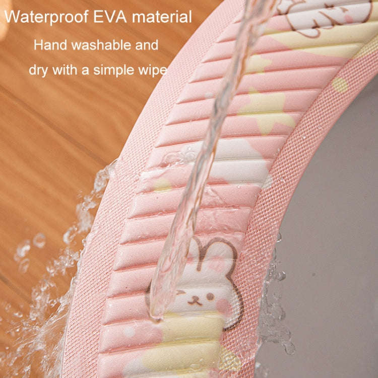 EVA Adhesive Toilet Pad Four Seasons Universal Cartoon Cute Waterproof Toilet Sticker, Style: Pin...