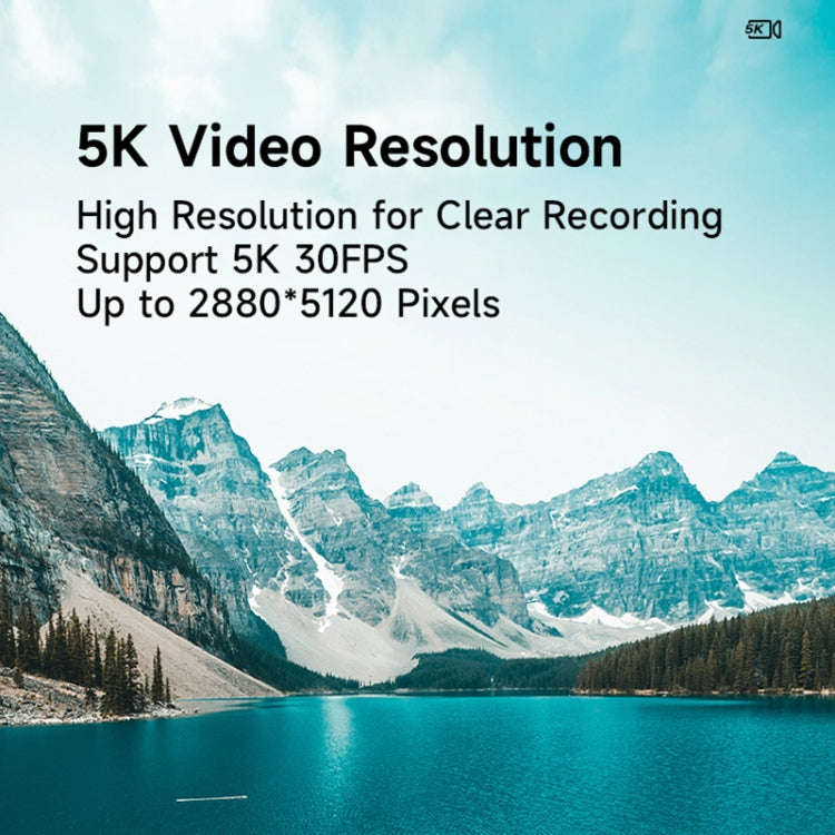 HDV-255K 5K/30FPS 16X Zoom Outdoor Sports HD Electronic Anti-Shake Digital Camera(US Plug)