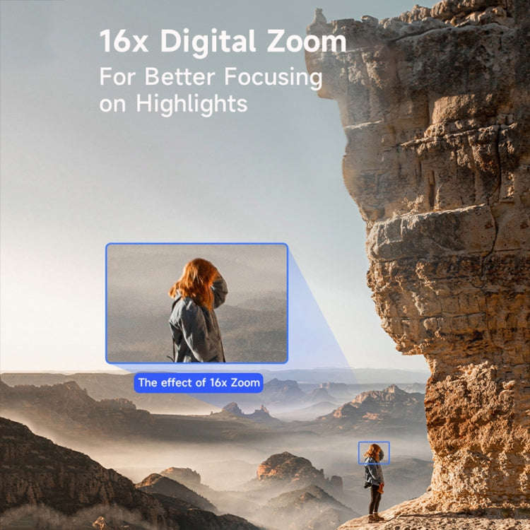 HDV-255K 5K/30FPS 16X Zoom Outdoor Sports HD Electronic Anti-Shake Digital Camera(EU Plug)