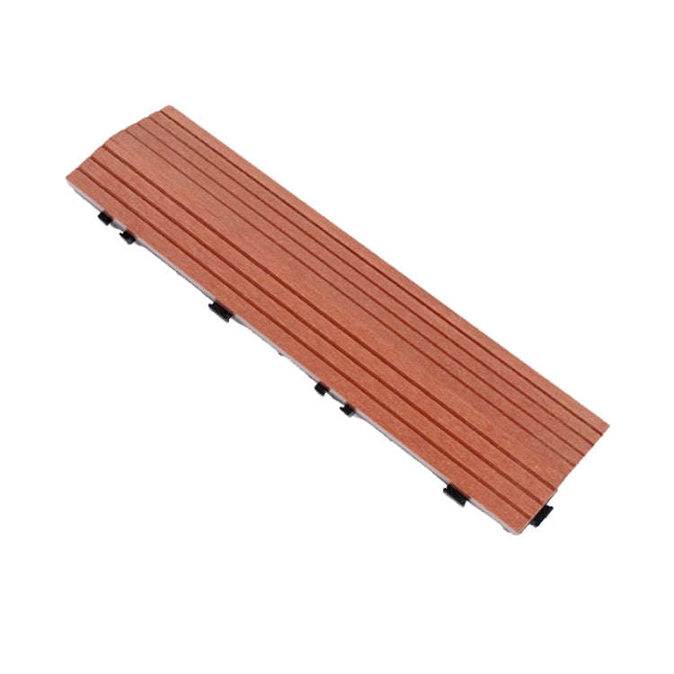 Outdoor Balcony Plastic Wood Waterproof Anti-Corrosion Sealing Floor, Color: Mahogany