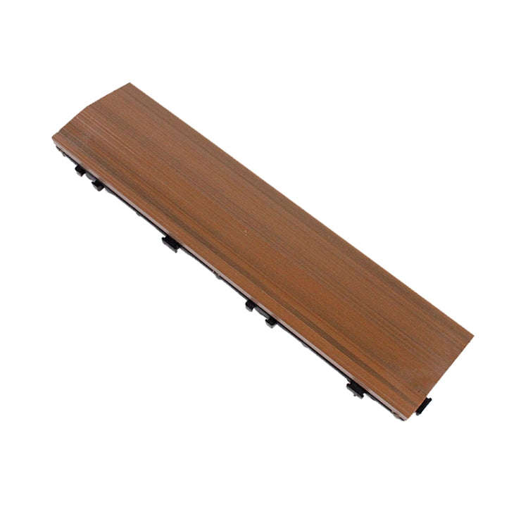 Outdoor Balcony Plastic Wood Waterproof Anti-Corrosion Sealing Floor, Color: Co-extruded Teak