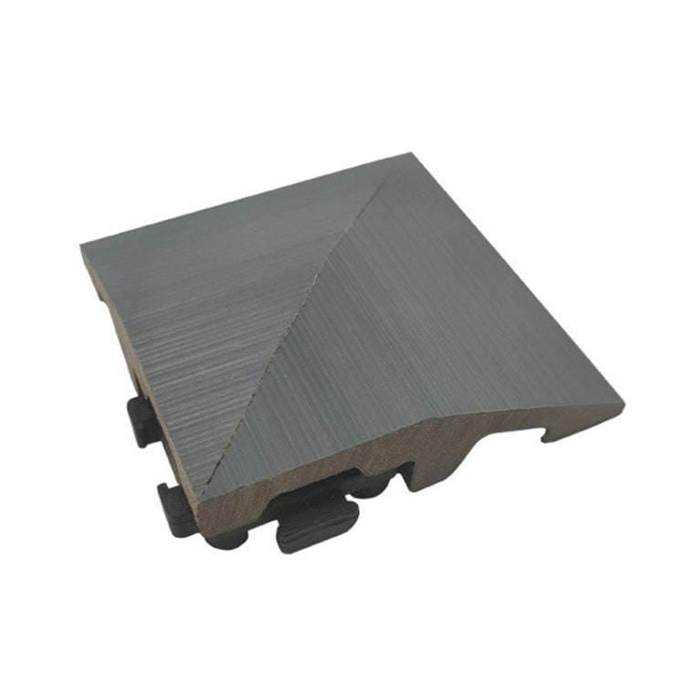 Outdoor Balcony Plastic Wood Waterproof Anti-Corrosion Sealing Floor, Color: Co-extruded Corner