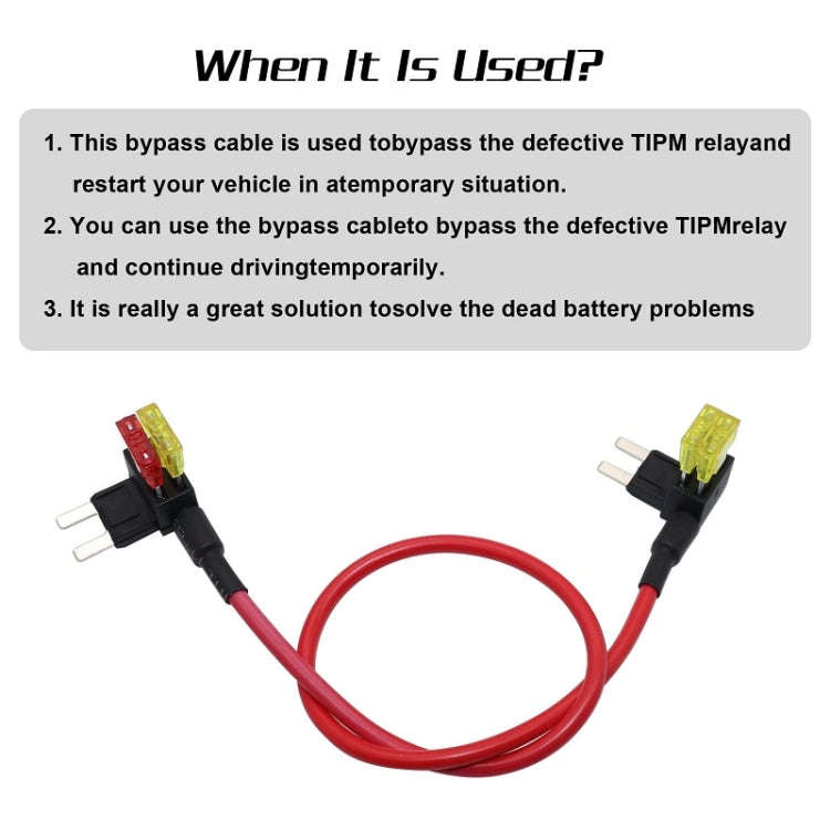 14 AWG TIPM Dual-End Automotive Fuse Extractor Fuse Adapter Kit(A9480)