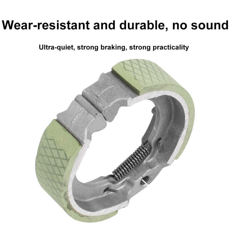 For Ninebot MAX G30 Electric Scooter Drum Brake Metal Brake Pads Rear Wheel Drum Brake(Green)