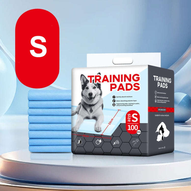 S 33 x 45cm 100pcs / Pack Pet Training Pads Thickened Water-Absorbent Dog Nappy Pad Diaper