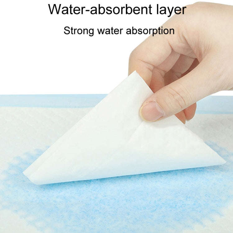 M 45 x 60cm 50pcs / Pack Pet Training Pads Thickened Water-Absorbent Dog Nappy Pad Diaper