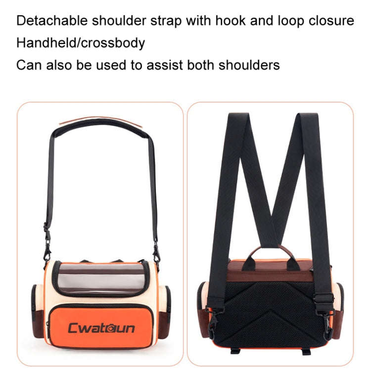 Cwatcun D121 Shoulder Crossbody Camera Bag Colorful Large Capacity Waterproof Digital Photography...