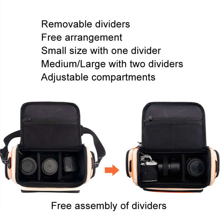 Cwatcun D121 Shoulder Crossbody Camera Bag Colorful Large Capacity Waterproof Digital Photography...