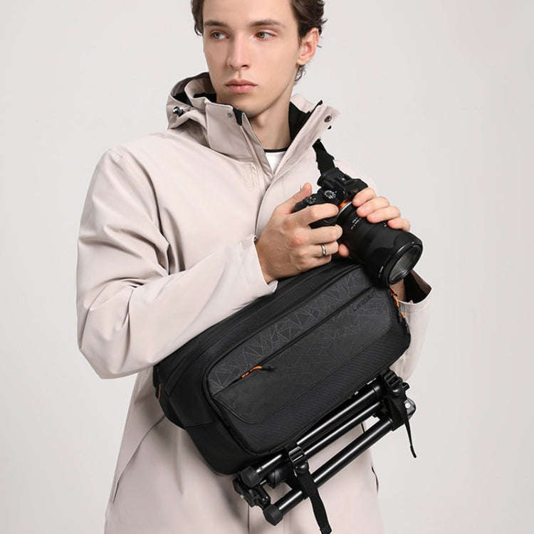 Cwatcun D133 Camera Chest Bag Multi-functional Handheld Slanting Cross Shoulder Camera Casual Bag...