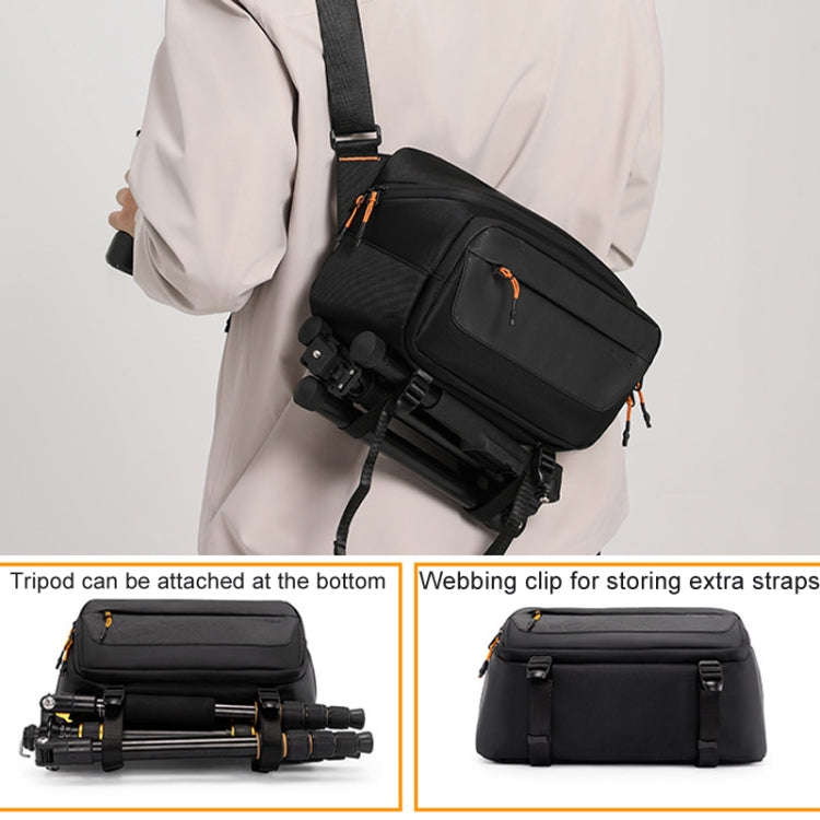 Cwatcun D133 Camera Chest Bag Multi-functional Handheld Slanting Cross Shoulder Camera Casual Bag...
