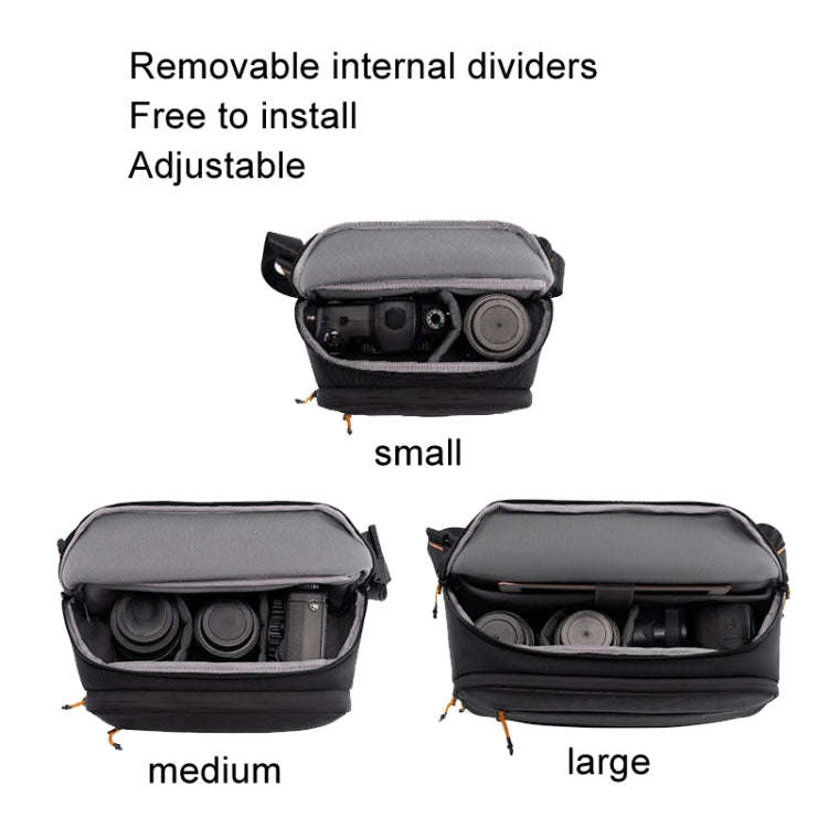 Cwatcun D133 Camera Chest Bag Multi-functional Handheld Slanting Cross Shoulder Camera Casual Bag...