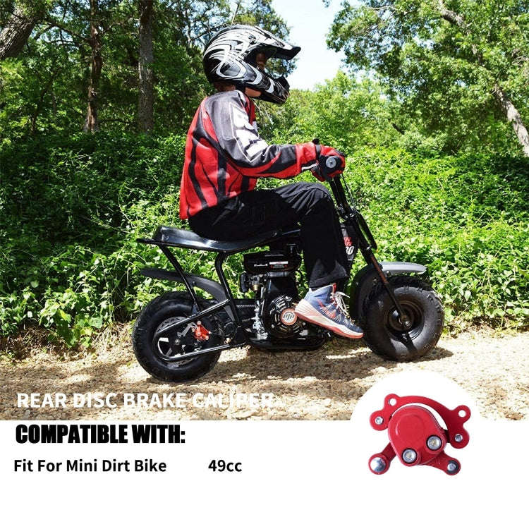 Motorcycle Disc Brake Caliper Pads For ATV Harley 49CC Trotting Black Left