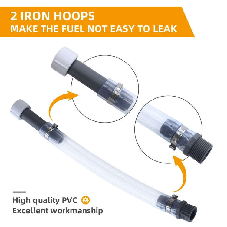 2pcs Racing Interface Fuel Fill Hose