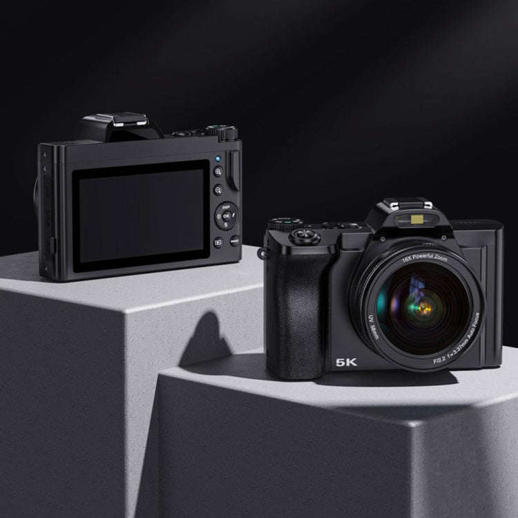 DC-201S 5K/30FPS 3.5-Inch 16X Six-Axis Anti-Shake HD Digital Camera With UV Lens(UK Plug)