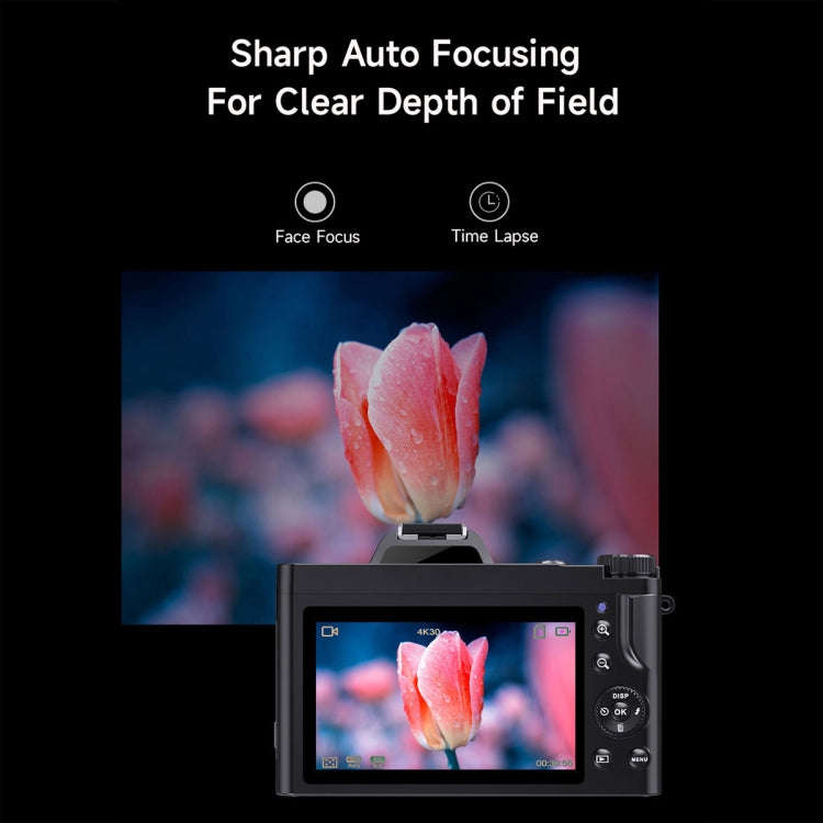DC-201S 5K/30FPS 3.5-Inch 16X Six-Axis Anti-Shake HD Digital Camera With UV Lens(UK Plug)