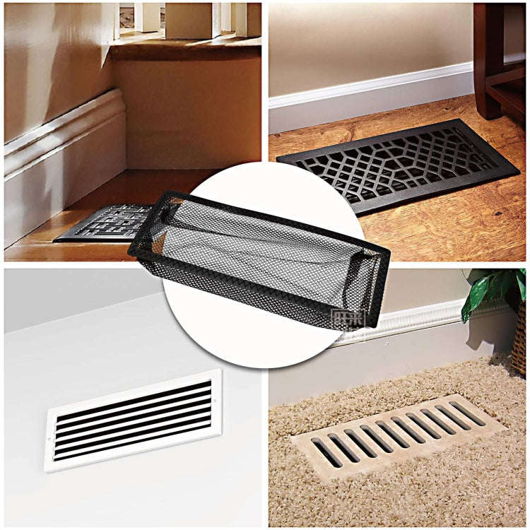 4x12 Inch Floor Register Vent Filter Mesh Floor Air Vent Cover To Keep The Ductwork Clean