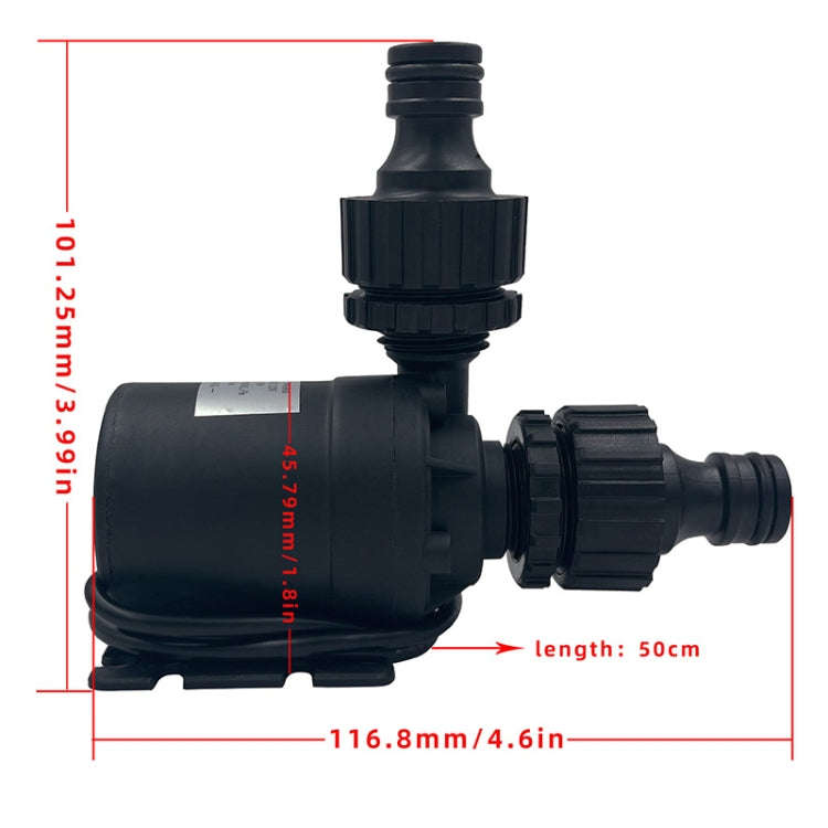 5m Lift Brushless Motor Ceramic Shaft Core Booster Pump, Specifications: DC12V(Bare Wire)
