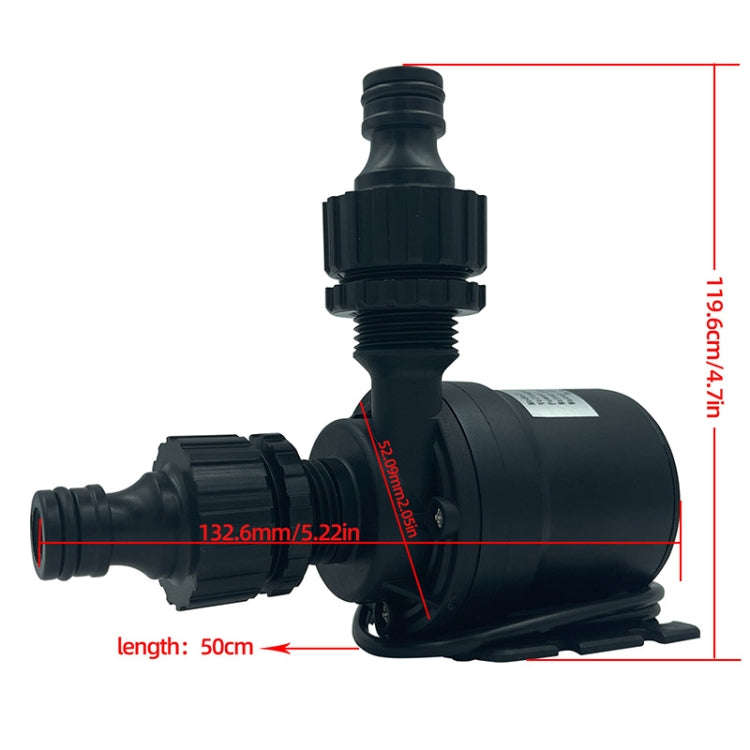 8m Lift Stainless Steel Shaft Core Brushless Motor Booster Pump, Specifications: DC12V(Bare Wire)