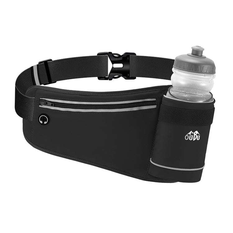 OUDU Outdoor Sports Water Bottle Waist Pack Multifunctional Running And Fitness Gear, Style: With...