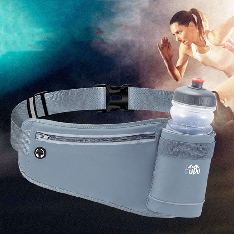 OUDU Outdoor Sports Water Bottle Waist Pack Multifunctional Running And Fitness Gear, Style: With...