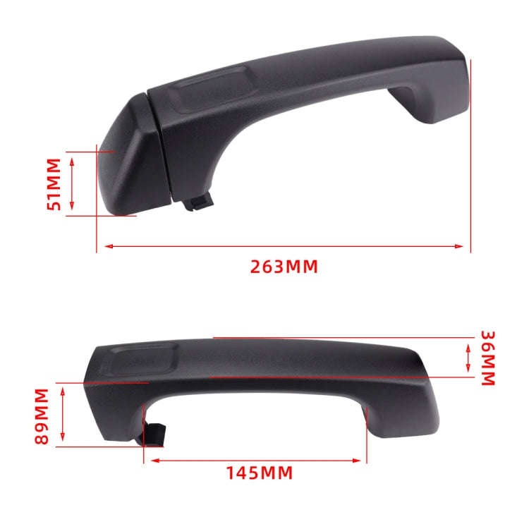 For Hummer H3 Front Rear Door Handles, Specifications: 1pcs