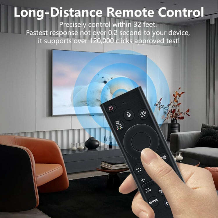 For Samsung Smart TV BN59-01385A Replacement Remote Control, Spec: Battery