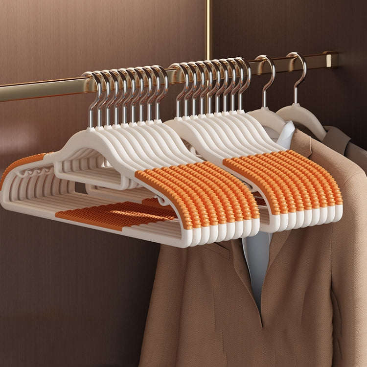20pcs Anti-Skid Non Trace Clothes Racks Thickened Anti Shoulder Angle Household Clothes Hanger(Or...