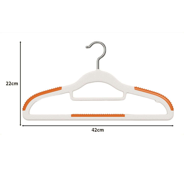 20pcs Anti-Skid Non Trace Clothes Racks Thickened Anti Shoulder Angle Household Clothes Hanger(Or...