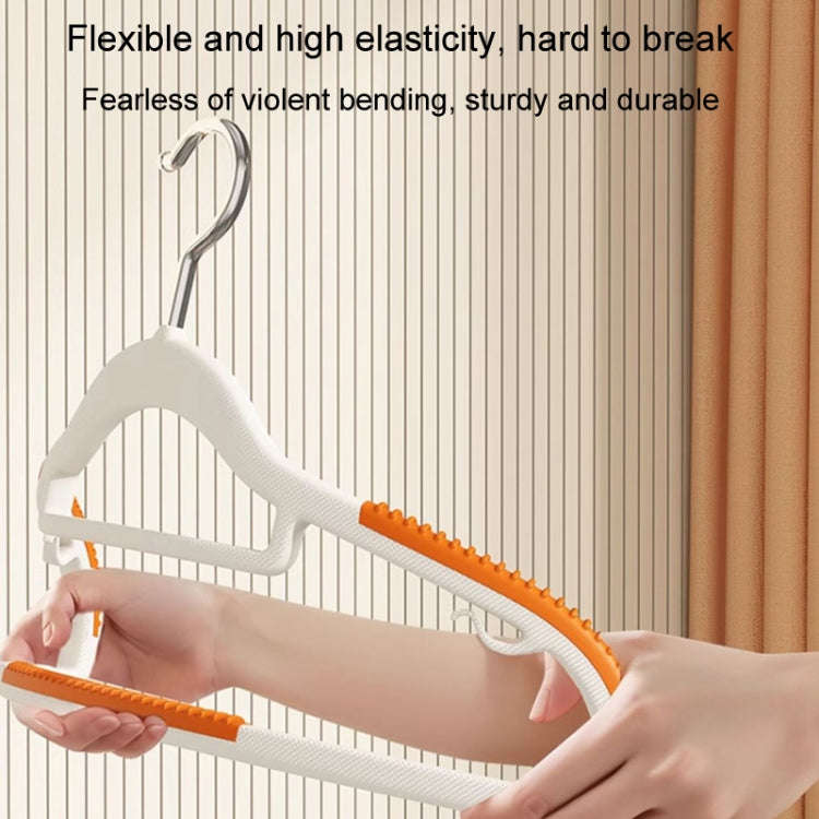 20pcs Anti-Skid Non Trace Clothes Racks Thickened Anti Shoulder Angle Household Clothes Hanger(Or...