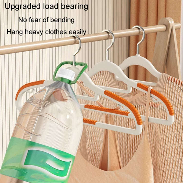 20pcs Anti-Skid Non Trace Clothes Racks Thickened Anti Shoulder Angle Household Clothes Hanger(Or...