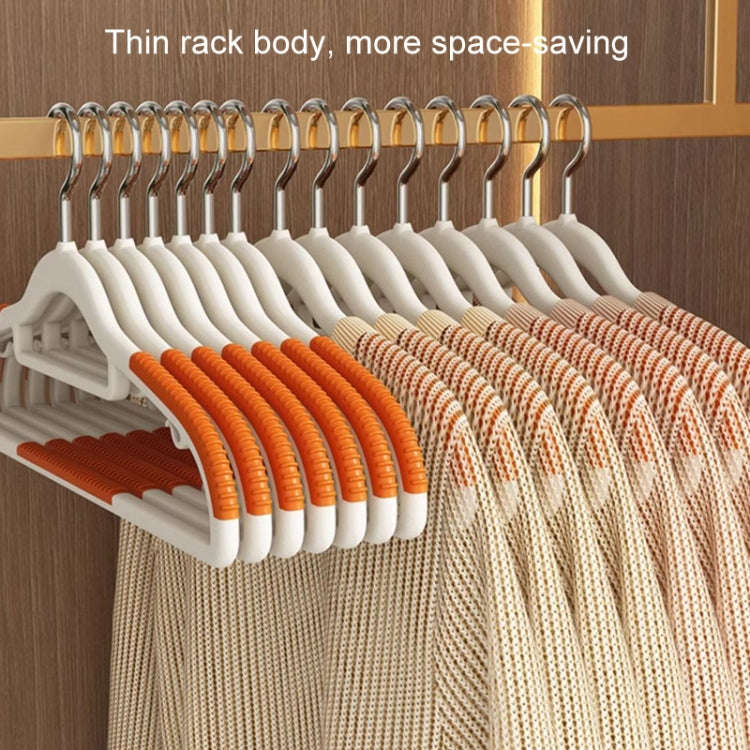 20pcs Anti-Skid Non Trace Clothes Racks Thickened Anti Shoulder Angle Household Clothes Hanger(Or...