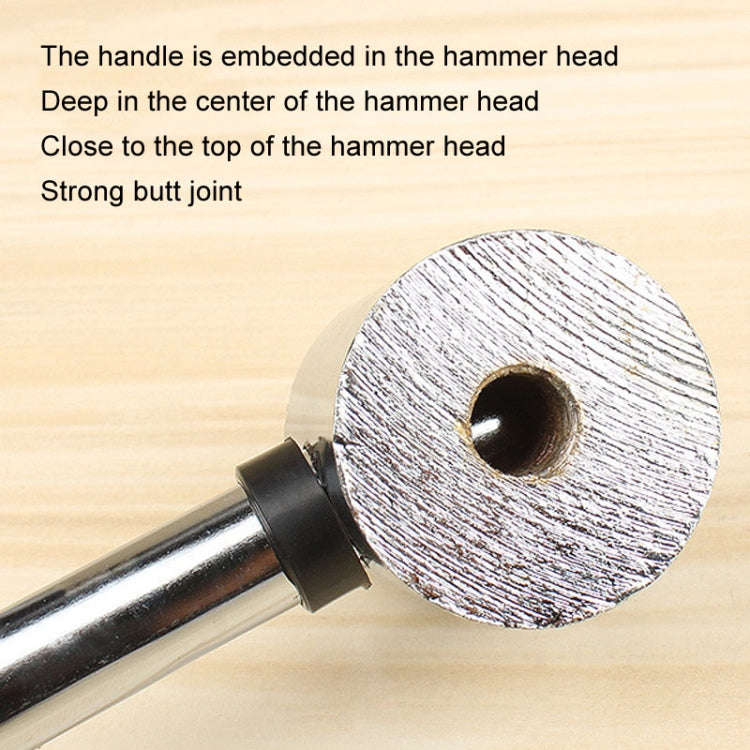 30mm No Bounce Mounting Hammer Handmade DIY Double Face Tap Rubber Hammer