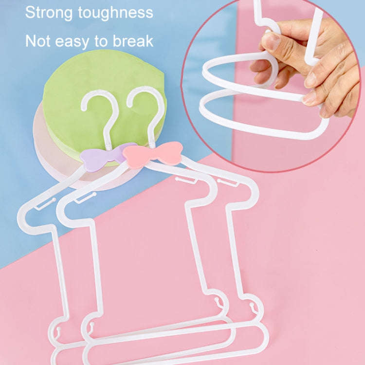 Plastic Children Clothes Rack Children Clothing Store Baby Set Clothes Hanger(Green)