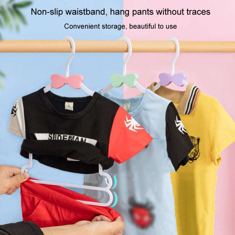 Plastic Children Clothes Rack Children Clothing Store Baby Set Clothes Hanger(Purple)