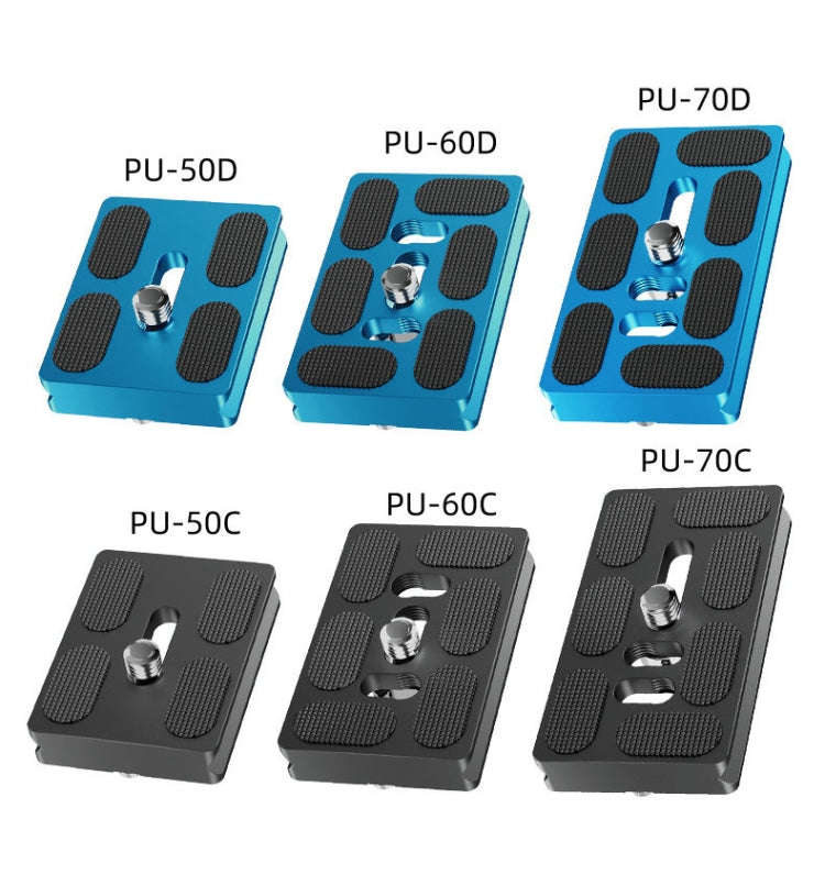 BEXIN PU-70C For Arca Type SLR Camera PU Quick Release Plate Aluminum Alloy CNC Ball Head Quick R...