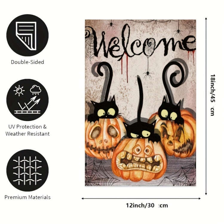 Garden Flag Pendant Halloween Decoration Hanging Flag(A Model)