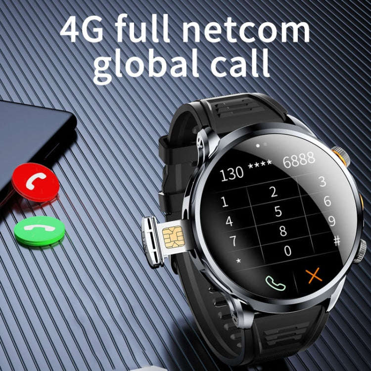H18 Ultra-Thin Round Ball Screen 1.95 Inch Plug-In Phone Smart Watch 32G(Black)