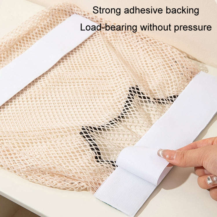 Kitchen Stick Storage Bag Breathable Large Capacity Sundry Hanging Bag Garbage Pouch(Green)