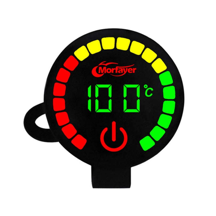 Morfayer Motorcycle Dual Display Intelligent Alarm Power Meter, Model: Water Temperature Meter(Ra...