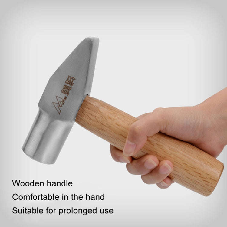 MYTEC Small Silversmith Hammer Tool Short Handled Small Hammer Handmade Round Head Duckbill Hammer